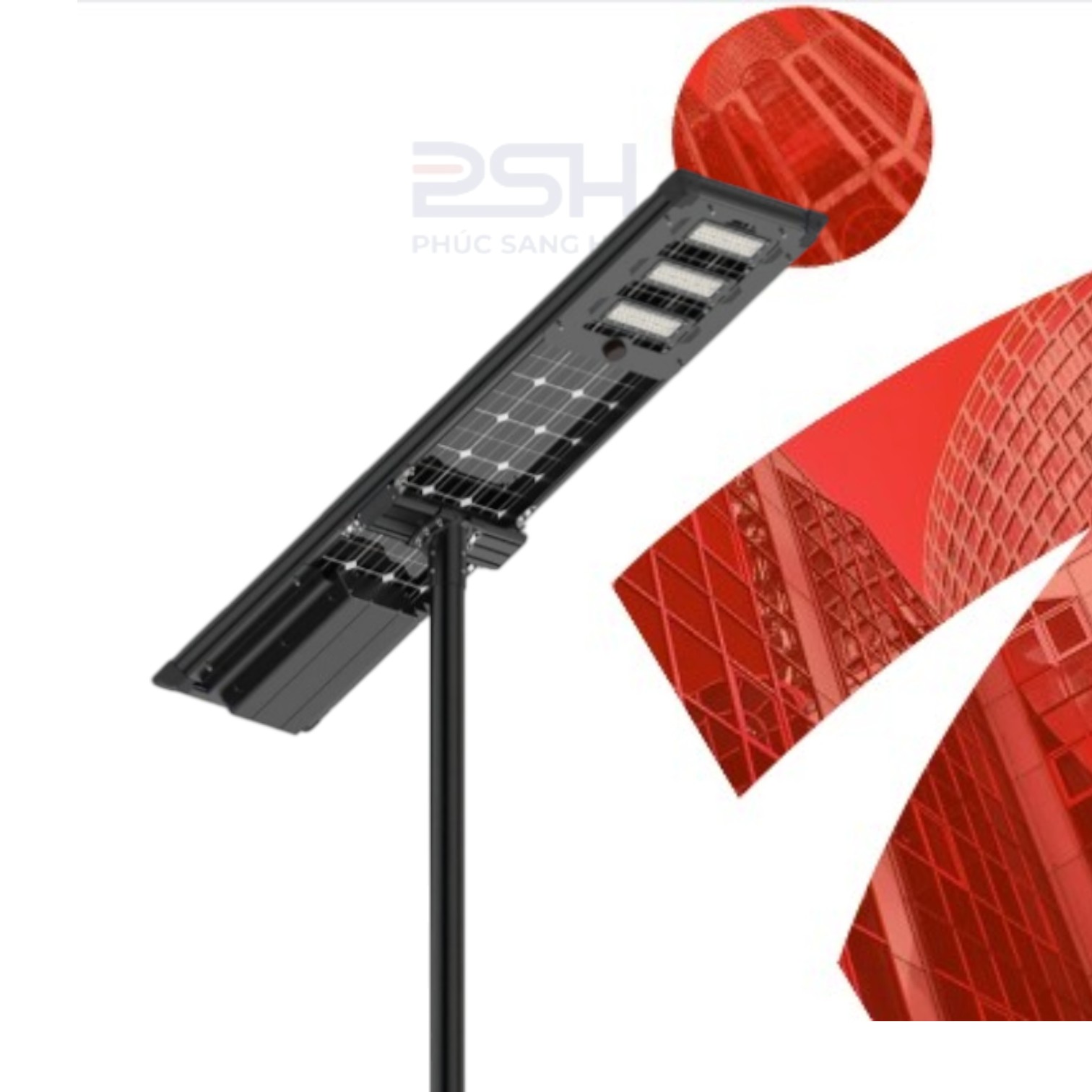 ĐÈN CÔNG TRÌNH LIỀN THỂ BLACK 2.5 80W