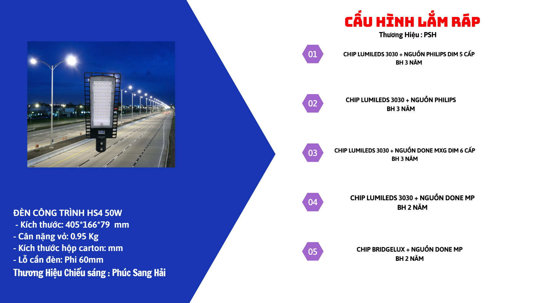 ĐÈN CÔNG TRÌNH HS4 50W