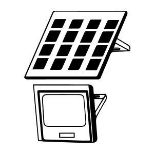 Đèn Pha Năng Lượng Dân Dụng 3,2V