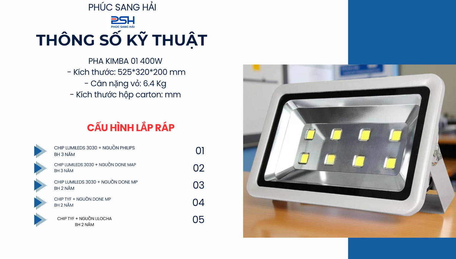 PHA KIMBA 01 400W