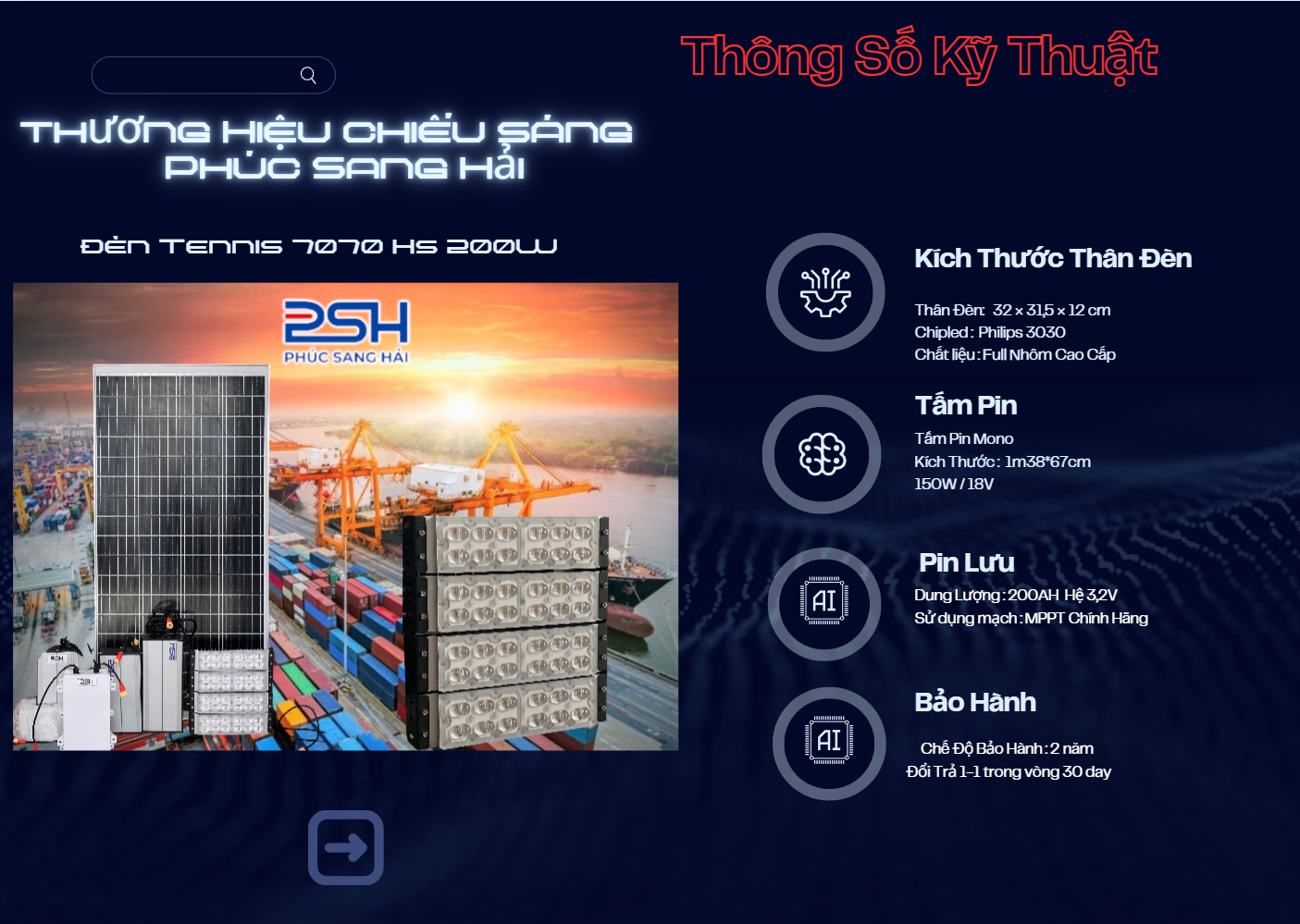 Đèn Tennis Philips 7070 200W