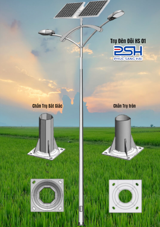 Trụ Đèn Đôi HS01